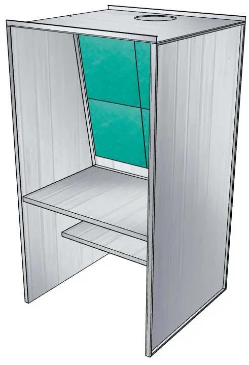 Bench Style Paint Booth product image